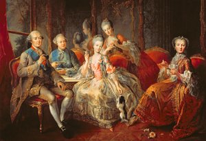 La familia Penthievre o La taza de chocolate, 1768